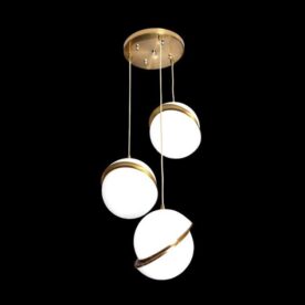 Perfect Pair Cluster Acrylic Pendant 28cm