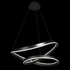 LED Black Celestial Pendant,Steel + Aluminium + Silicon