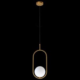 Short Luna Gold Pendant 20cm