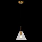 Style Cone Glass Pendant 20cm