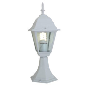 Pedestal 4 panel white