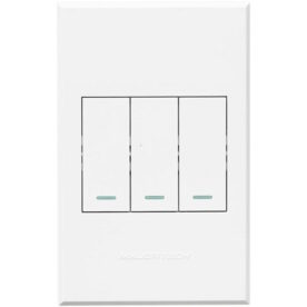 Three Lever One Way Light Switch