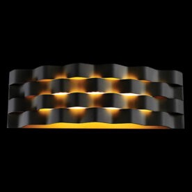 Large Ripple Aluminium, Acrylic and Iron