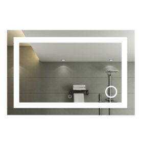 Rectangular Mirror With On/Off
