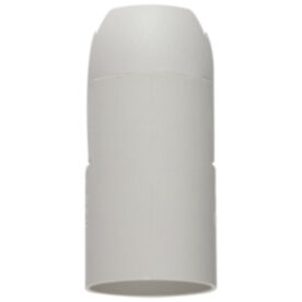 SES White Plastic Lampholder