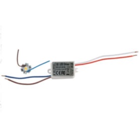 1W Led Cob With 500mm Wire and Led driver