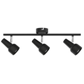Matt Black and Polished Chrome Spotlight